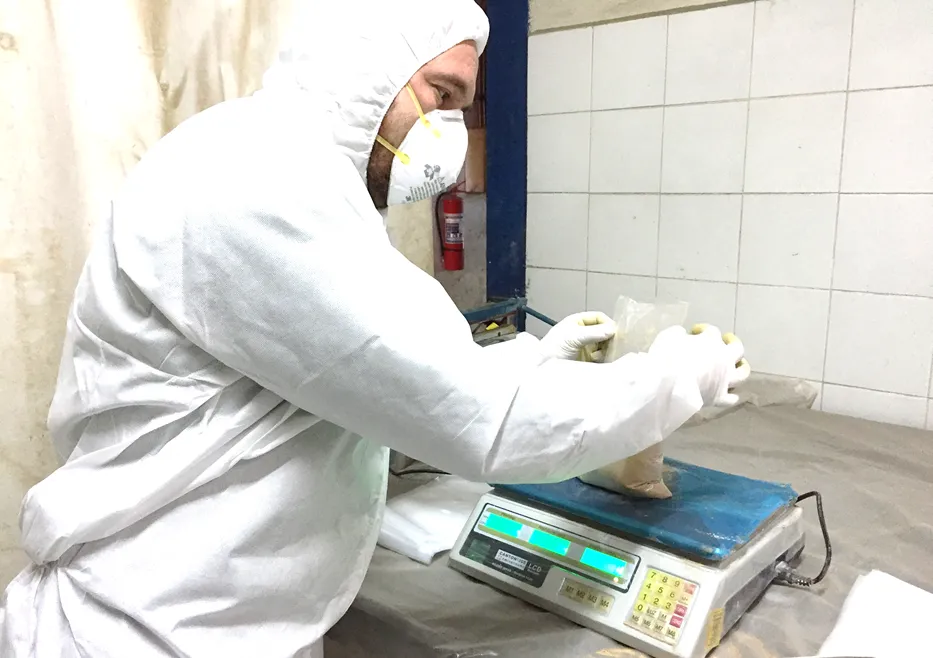 Control de calidad en la planta Serchem
